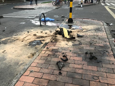Accidente ne Bogotá