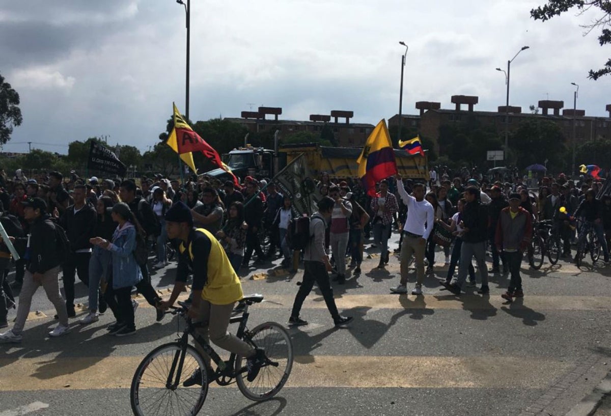 Estudiantes de la Universidad Distrital