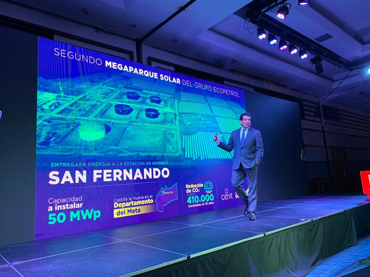 Presentación del proyecto del nuevo parque solar de Ecopetrol