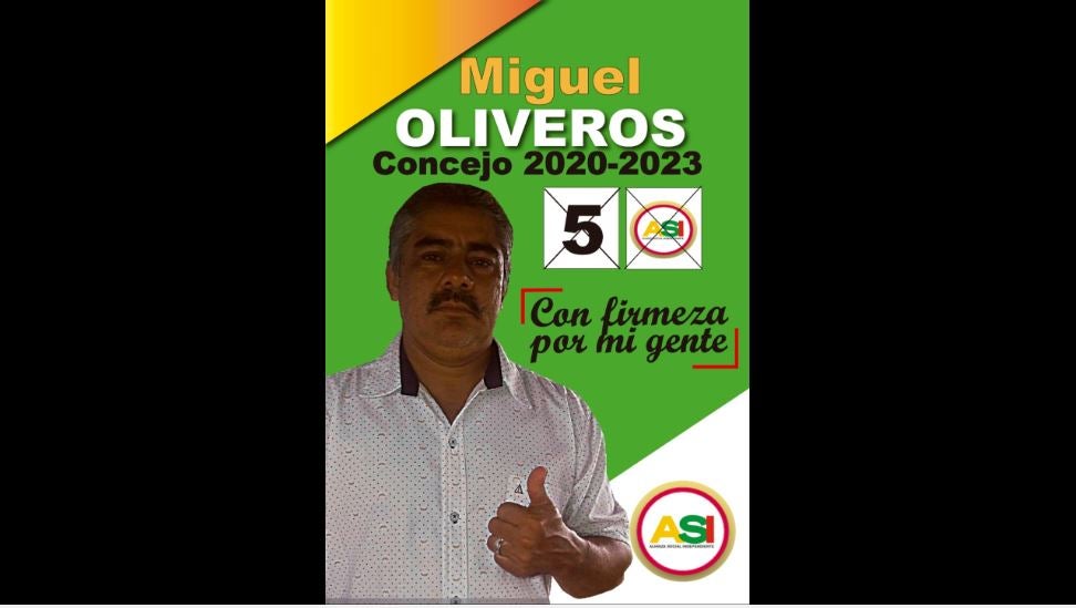 Concejal Miguel Oliveros, atentado Meta