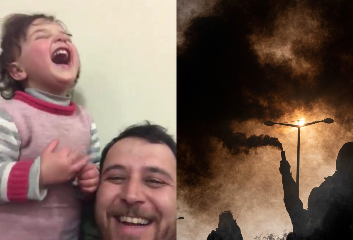 Al estilo de la vida es bella: Padre logra hacer feliz a su hija en medio de la guerra