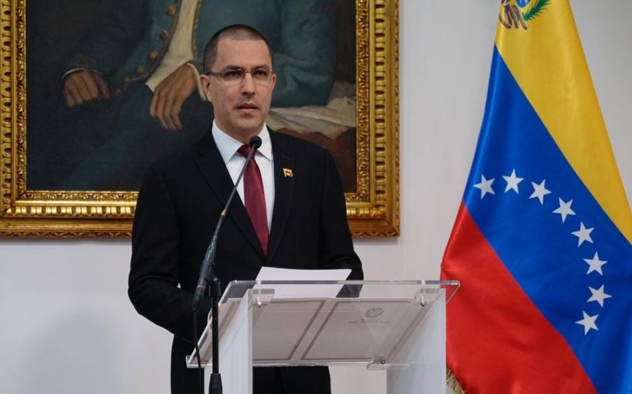 Jorge Arreaza, canciller de Venezuela