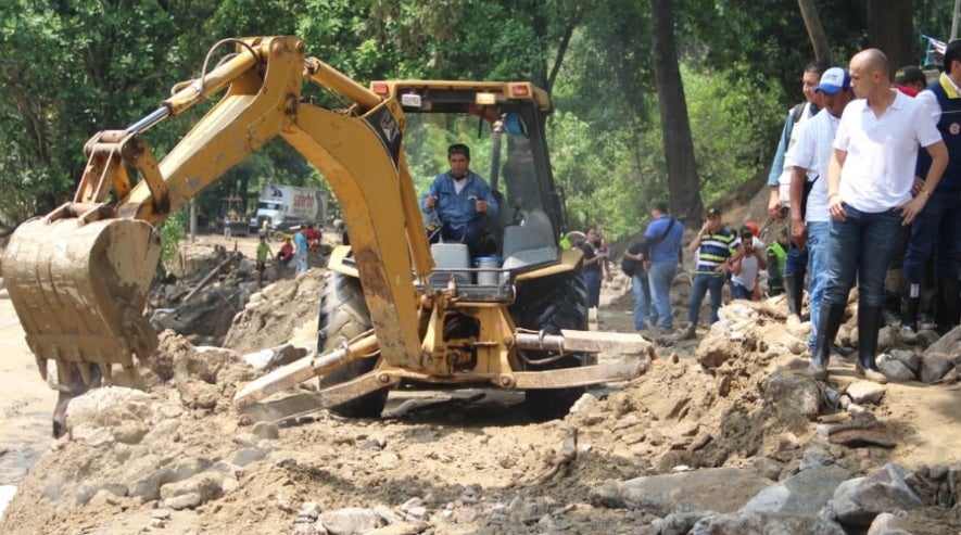 Avalancha en Piedecuesta