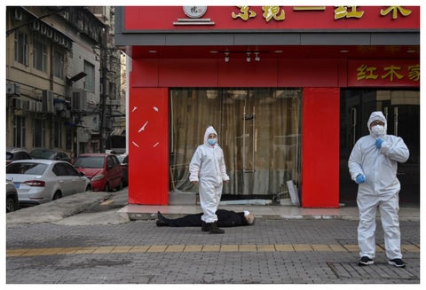Hombre muerto en Wuhan