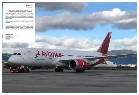 Avianca comunicado