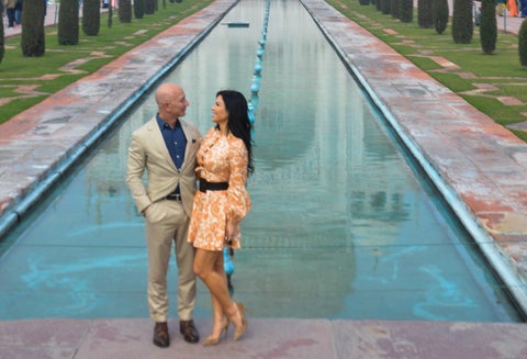 Jeff Bezos y Lauren Sánchez
