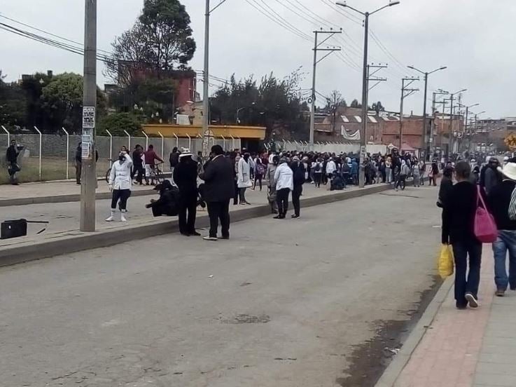 Bloqueos estudiantes
