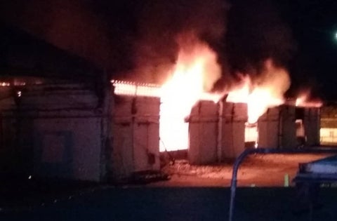 Incendio de almacén de CANTV