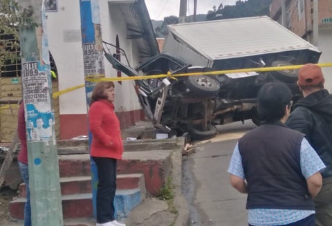 Choque contra iglesia en Bogotá
