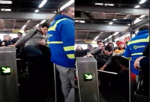 Ciudadano que se cola en Transmilenio termina haciendo el ridiculo de su vida