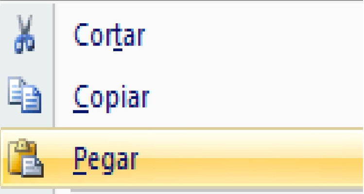 copiar cortar y pegar