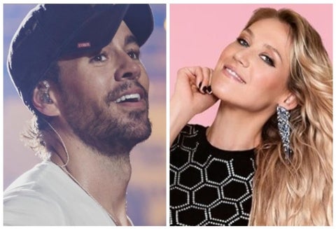 Enrique Iglesias y Anna Kournikova