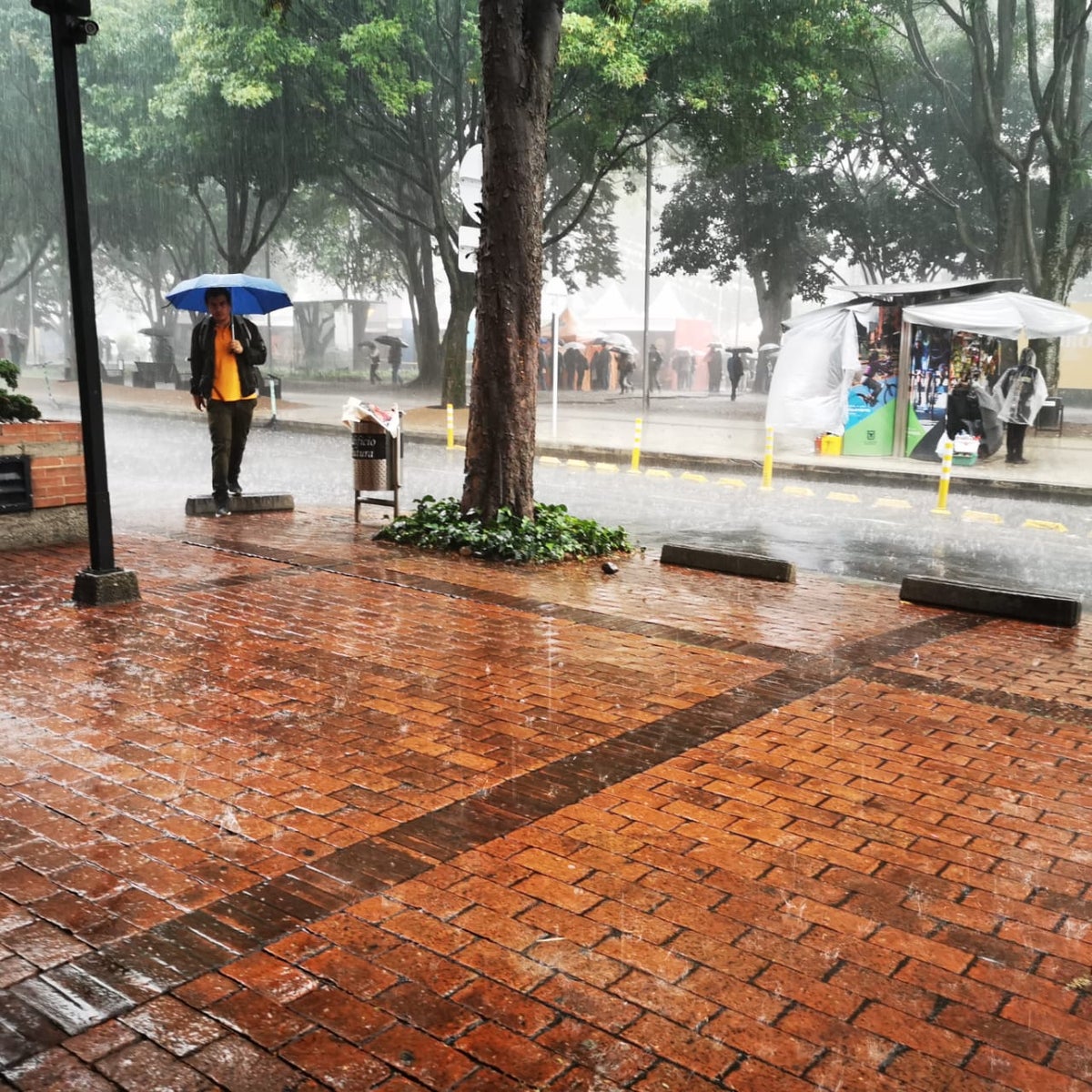 Aguacero en Bogotá