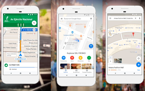 Google Maps ofrece varios servicios a sus usuarios