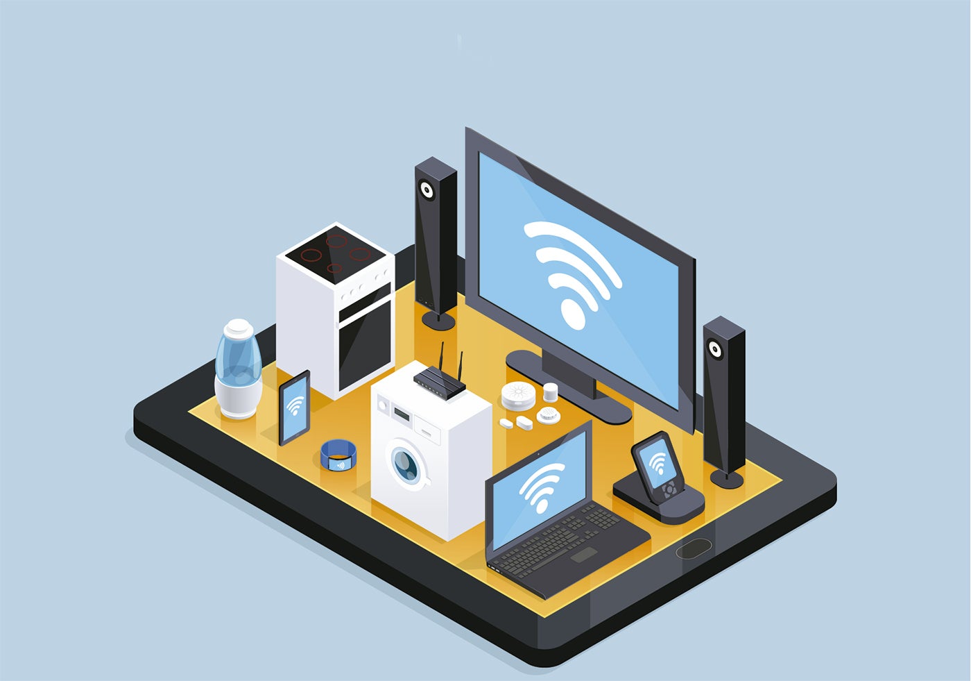 El internet de las cosas conecta a los electrodomésticos.