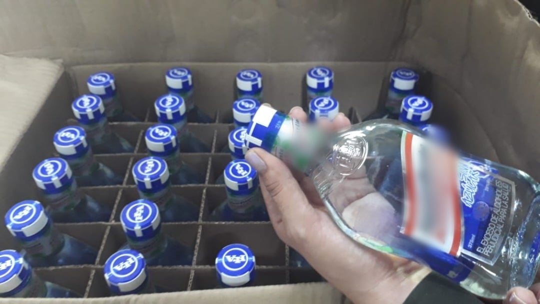 Licor contrabando Yotoco