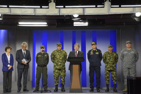 Gobierno y Fuerzas Militares en rueda de prensa por operativos en la Serranía de la Macarena