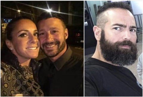 Rosa Peral y su esposo, Pedro Rodríguez (Izq). Alberto López (Der)