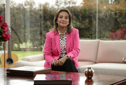 Ástrid Álvarez, presidenta del Grupo de Energía de Bogotá.