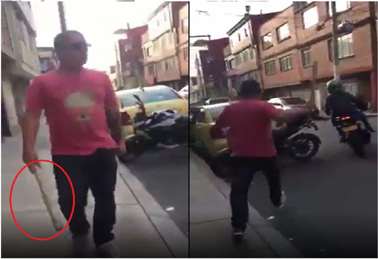 Taxista amenza a conductor de Picap