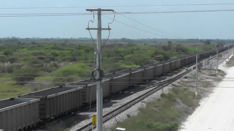 Vagones del ferrocarril en Magdalena