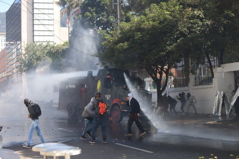 Disturbios en la Universidad Pedagógica - Febrero 13