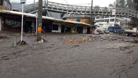 Lluvias en Bogotá