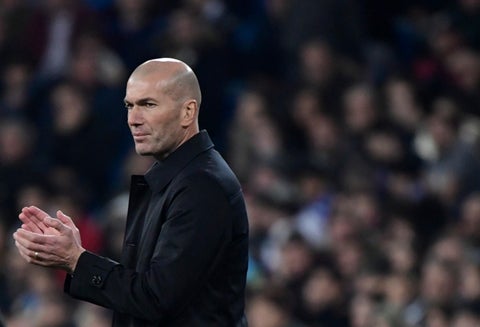 Zinedine Zidane, técnico del Real Madrid