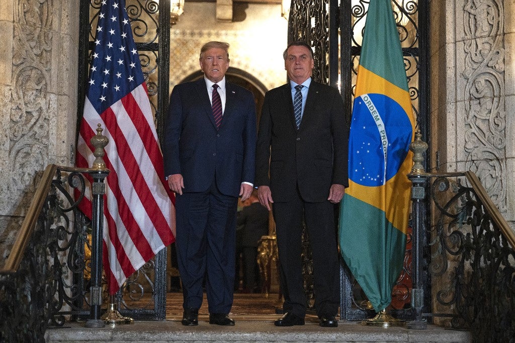 Jair Bolsonaro realiza una visita diplomática a Donad Trump