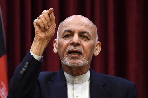 Presidente de Afganistán, Ashraf Ghani