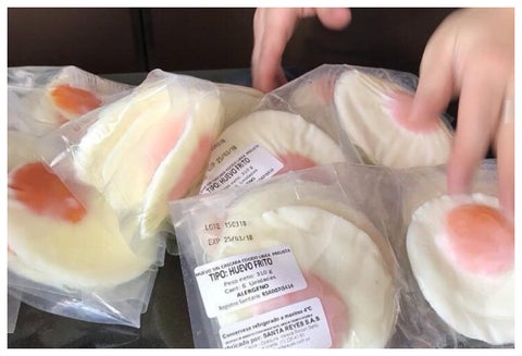 Huevos empacados