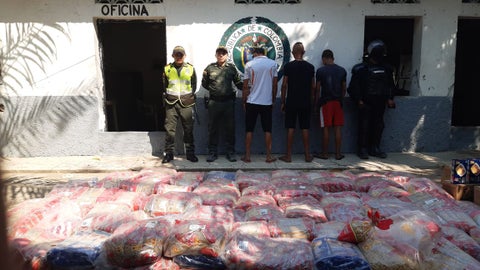 El intento de saqueo ocurrió hoy en al mañana.