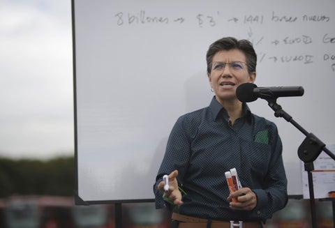 Claudia López, alcaldesa de Bogotá