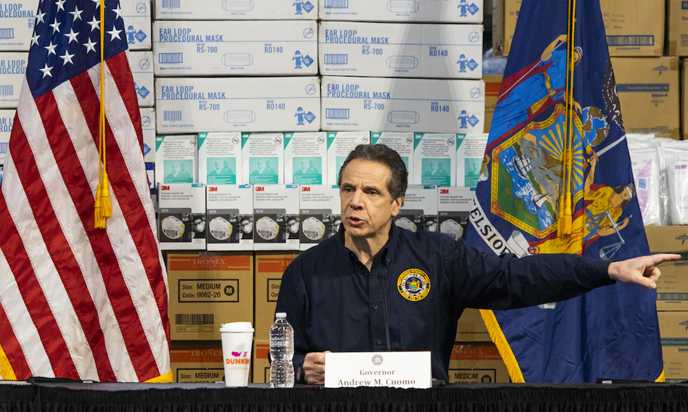 Andrew Cuomo, gobernador de Nueva York