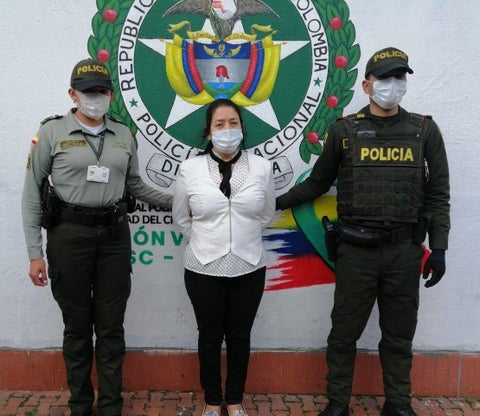 Mujer capturada por violar norma de aislamiento