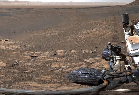 Imagen del rover en Marte
