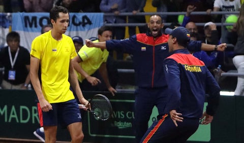 Copa Davis, Colombia vs Argentina