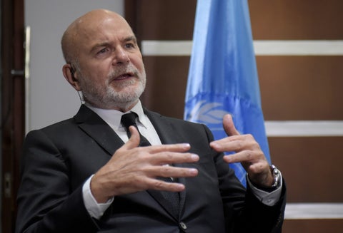 Michel Forst, relator de DD.HH. de Naciones Unidas