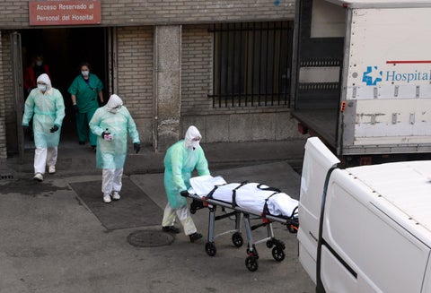 Muertos por coronavirus