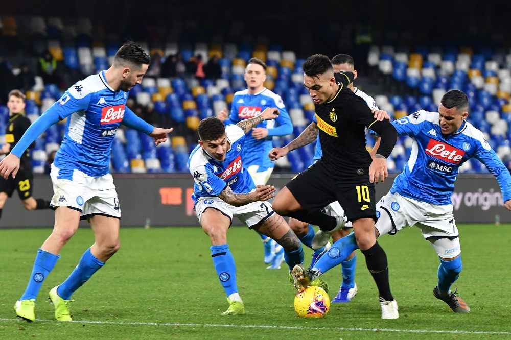 Semifinal Nápoles-Inter es aplazado por coronavirus