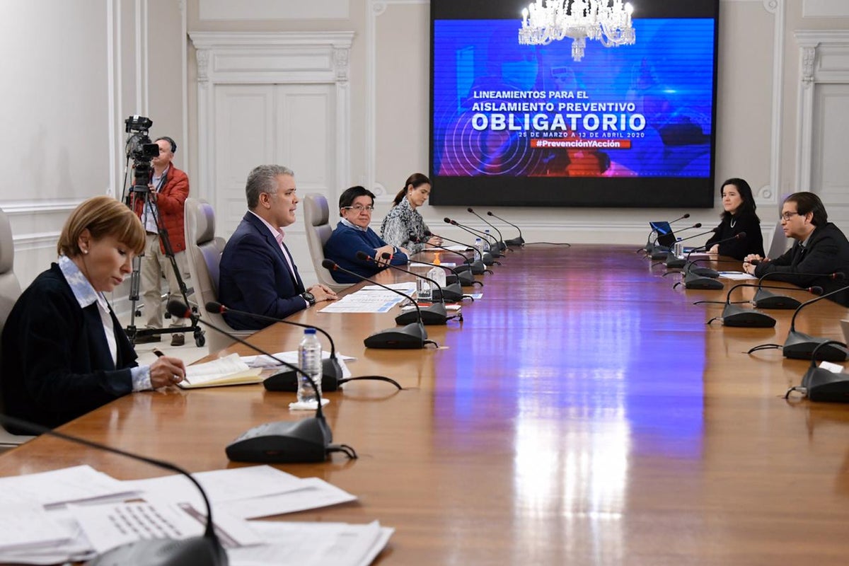 Gabinete ministerial por el coronavirus