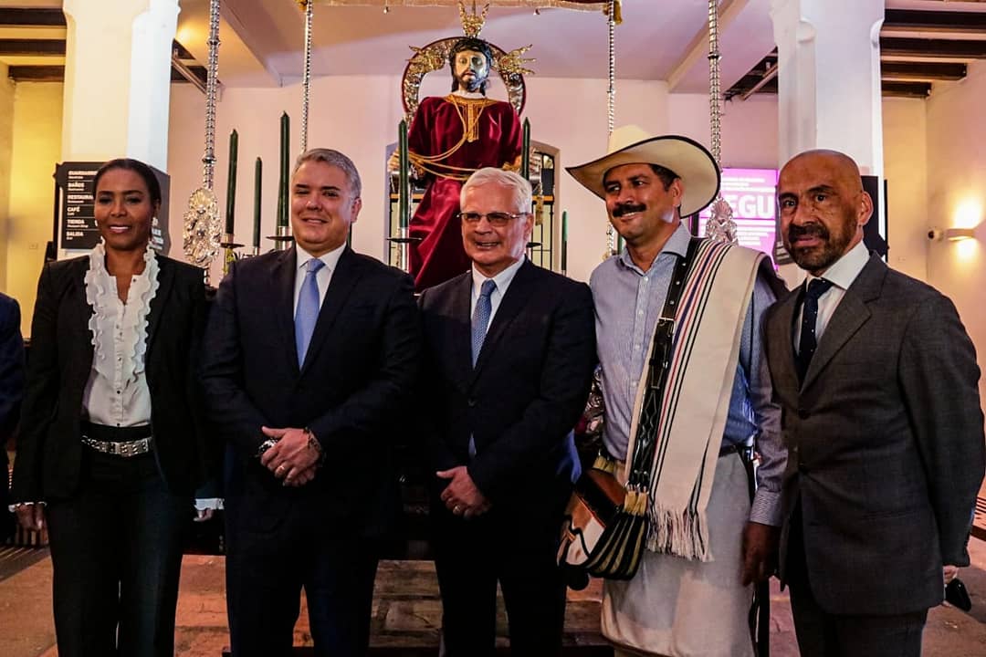 Alcalde de Popayán con Duque