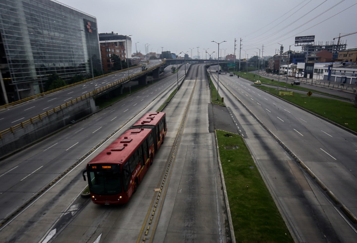 Simulacro de aislamiento en Bogotá
