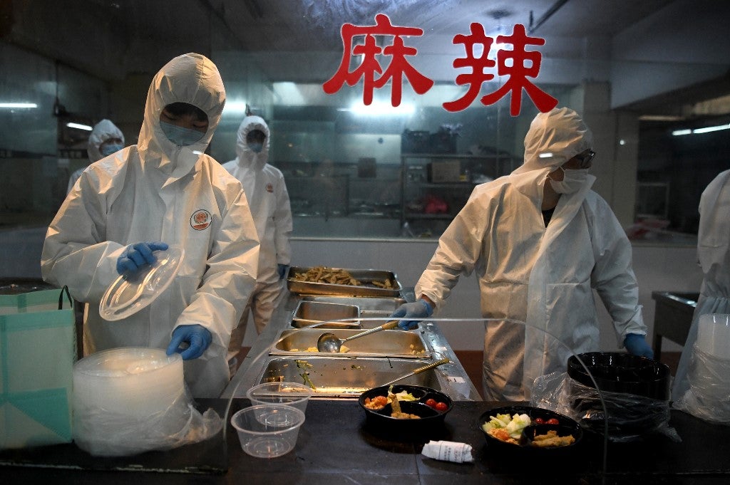 Comedores en China