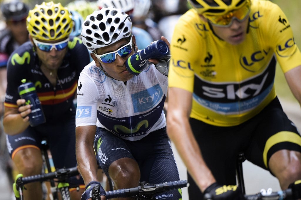 Nairo Quintana, Chris Froome, Alejandro Valverde, Tour de Francia