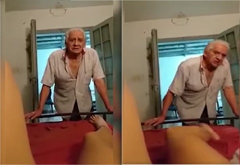 Abuelo acosador