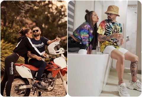 Greeicy y Mike Bahía