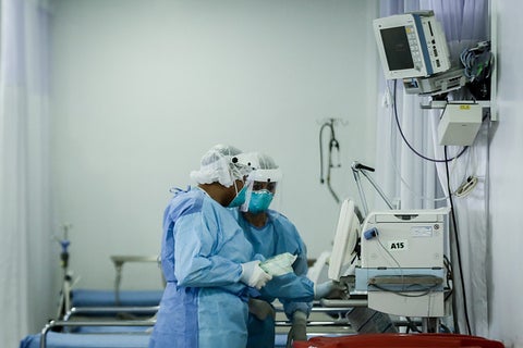 Hospital Militar durante emergencia del Covid-19.