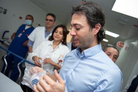 Alcalde de Medellín, Daniel Quintero, durante la pandemia del coronavirus