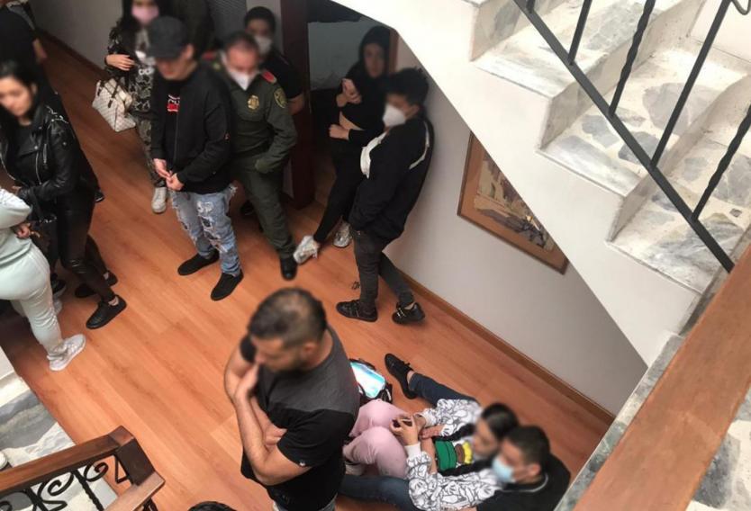 En fiesta privada fueron detenidas 41 personas entre ellas un ciudadano venezolano